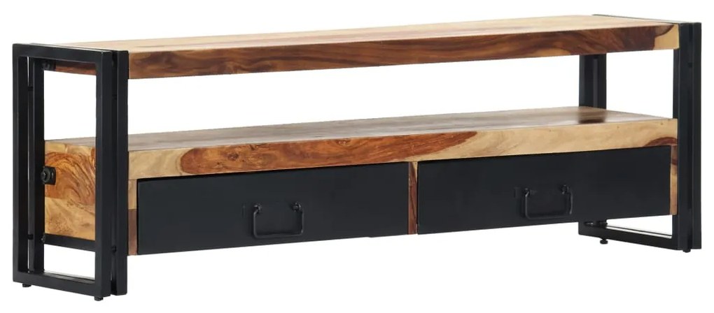 vidaXL Móvel de TV 120x30x40 cm madeira de acácia maciça