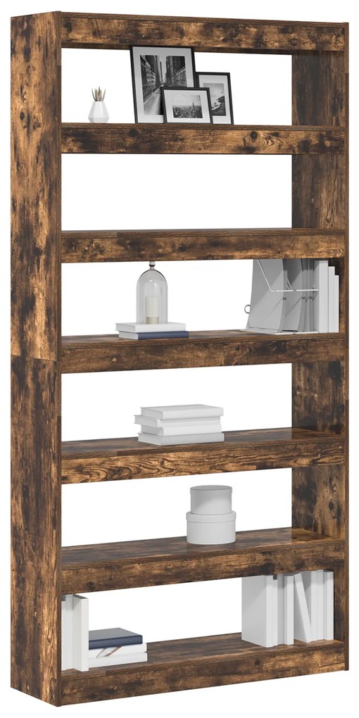 Estante Castanha Castanho Madeira composta 100 x 30 x 198 cm