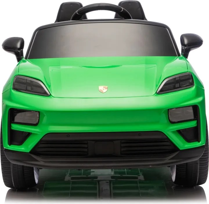 Carro elétrico para Crianças 2 a 6 anos 12V 4x4 Porsche Macan, Rodas de espuma EVA, Controle remoto Verde