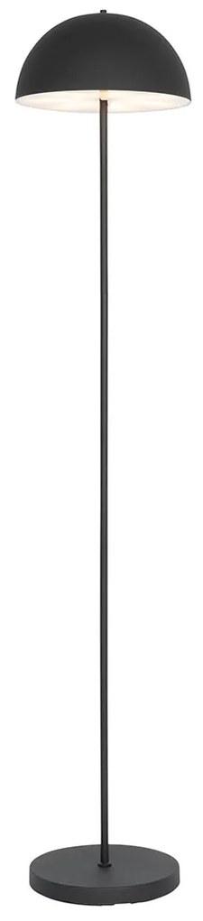 LED Candeeiro de pé para exterior preto recarregável 3 níveis de dimmer - Keira Moderno