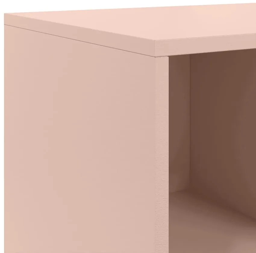 Aparador 100,5x39x72 cm aço rosa