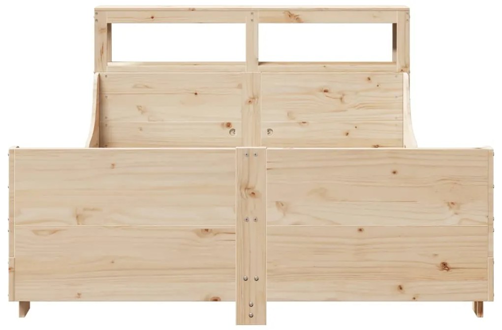 Cama sem colchão 120x190 cm madeira de pinho maciça