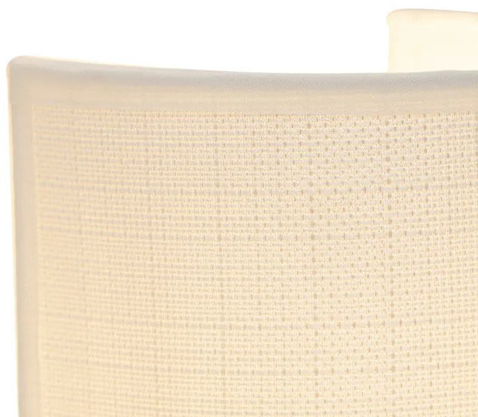 LED Candeeiro de parede inteligente branco com Wi-Fi A60 - Simple Drum Jute Moderno