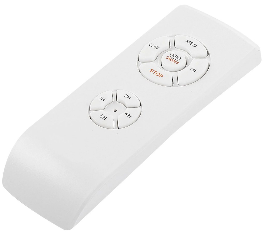 Ventoinha de teto branca com luz LED ANDERSON Beliani