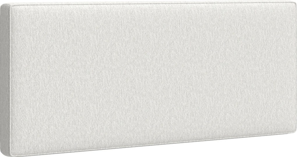 Cabeceira de cama de linho para fixação na parede, 140 x 60 cm, cabeceira suspensa e estofada para quarto, creme