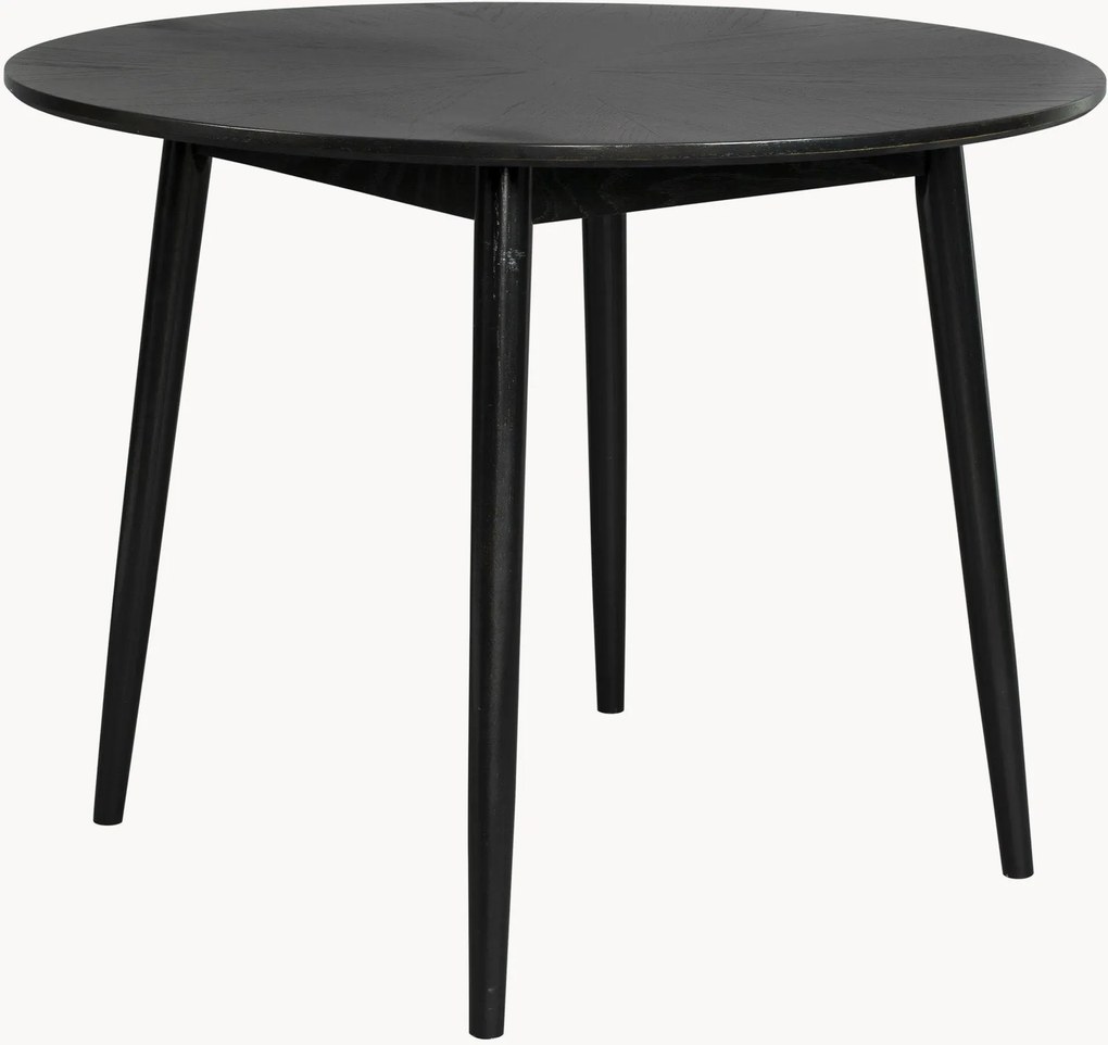 Mesa de jantar redonda em madeira de carvalho Fabio, Ø 120 cm