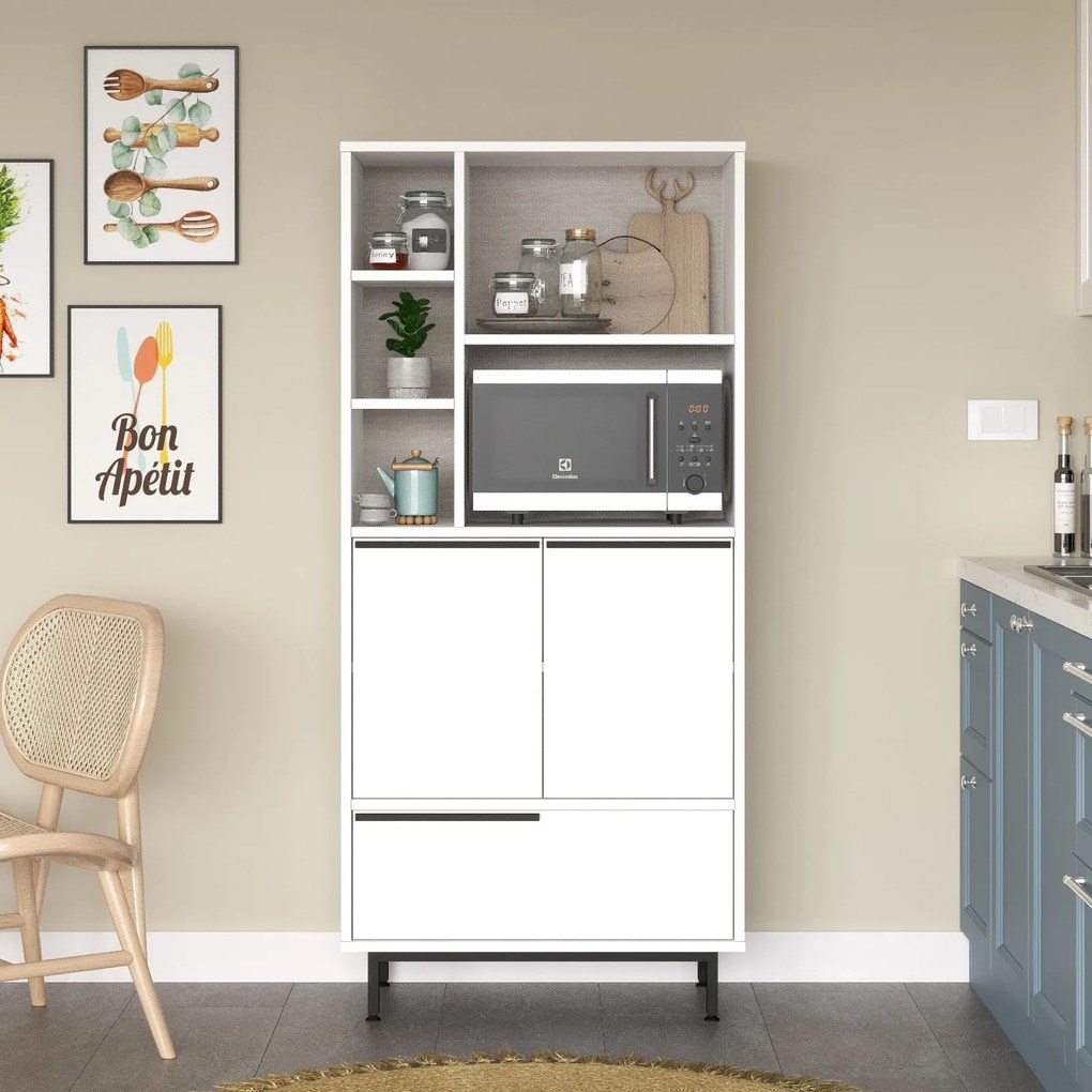 Armário de Cozinha ON9A – Branco – 74,8 x 161,6 x 35,5 cm