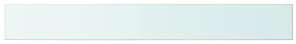 Prateleiras 2 pcs 100x12 cm vidro transparente