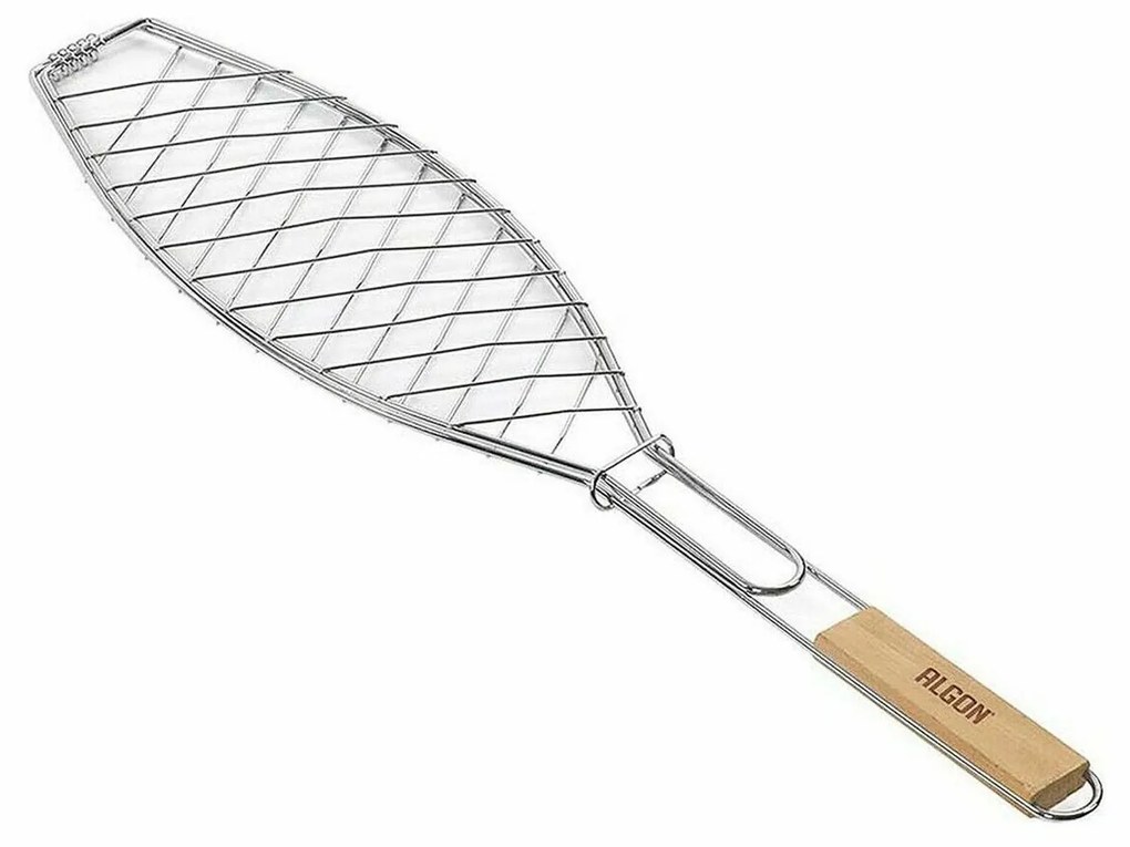 Grelha Churrasco Peixe Oval 40X15cm