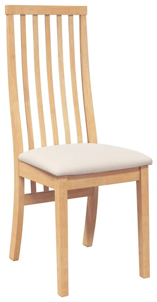 Cadeiras de jantar com almofadões 2 pcs madeira maciça