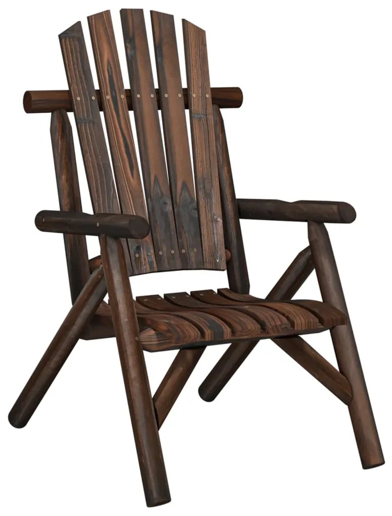 3 pcs conjunto lounge de jardim madeira de abeto maciça