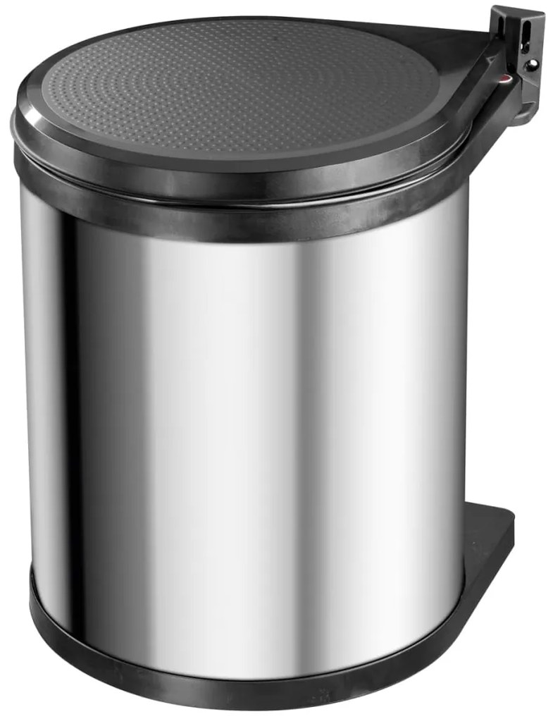 Hailo Caixote lixo armário Compact-Box M 15 L aço inoxidável 3555-101