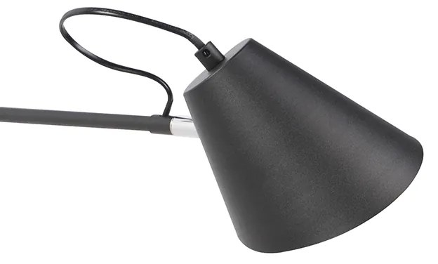 LED Candeeiro de parede inteligente preto 2 luzes ajustável com Wi-Fi A60 - Lune Retro