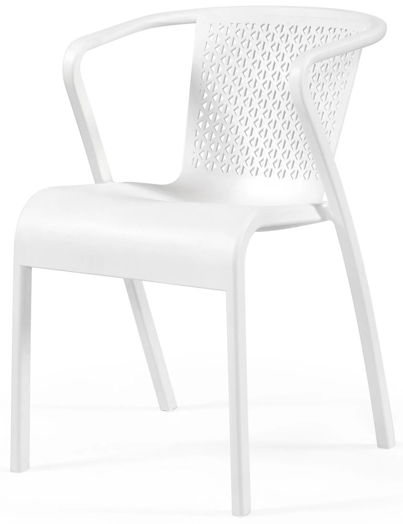 Cadeira tuga – Conjunto com 20 cadeiras de polipropileno com fibra de vidro. Cor Branco