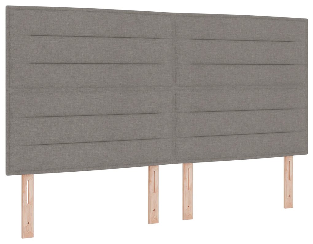 Cabeceira Design Linhas Taupe 180 cm Tecido