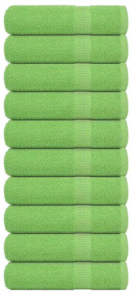 Toalhas banho 10pcs 70x140cm 360 gsm 100% algodão verde maça