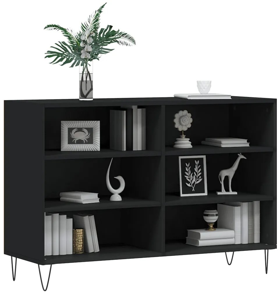 Aparador 103,5x35x70 cm derivados de madeira preto