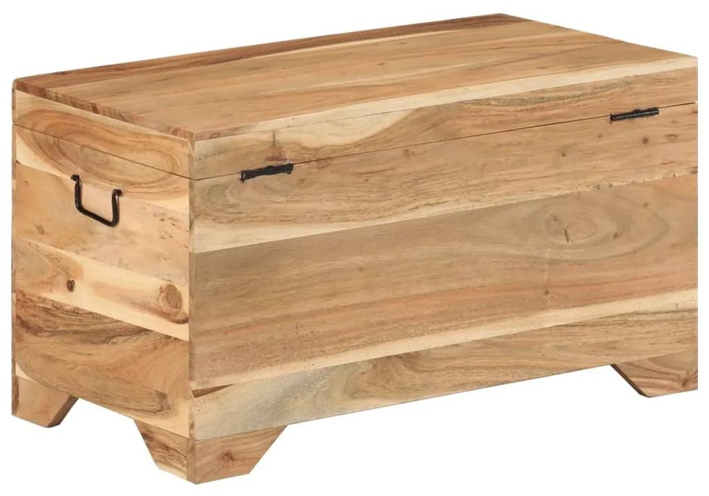 Arca de arrumação madeira de acácia maciça