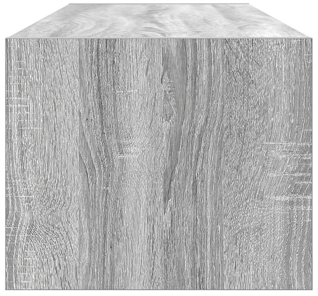 Aparador de TV vidaXL Cinza Sonoma 100x31x25,5 cm Madeira Derivada