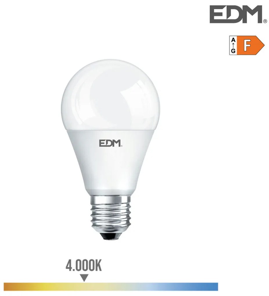 Lâmpada LED Edm 12W 1154 Lm E27 F (4000 K)