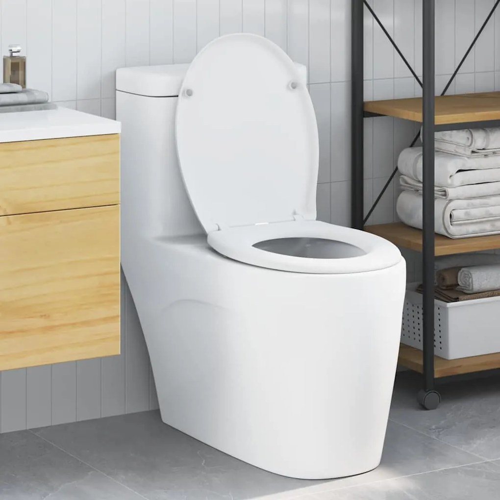 Assento de Toilette com Liberação Rápida e Fechamento Suave Duroplast