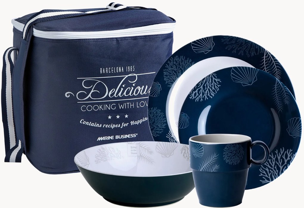 Conjunto de loiça Living, conjunto de 16