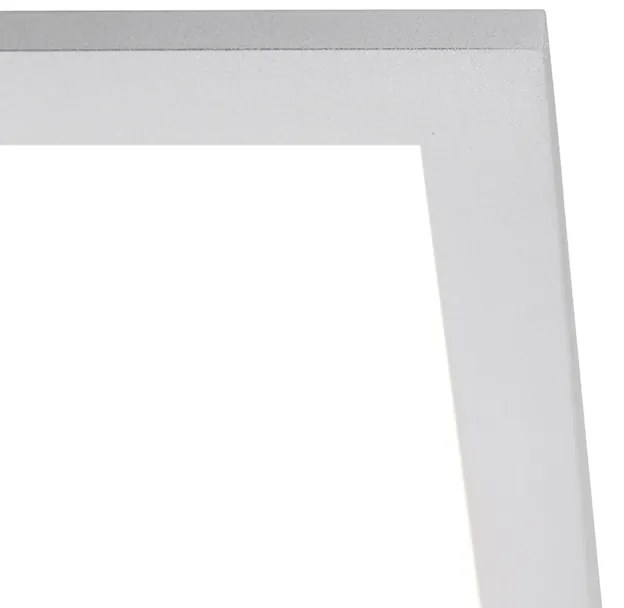 Painel LED moderno em aço 40 cm com LED - Liv Moderno