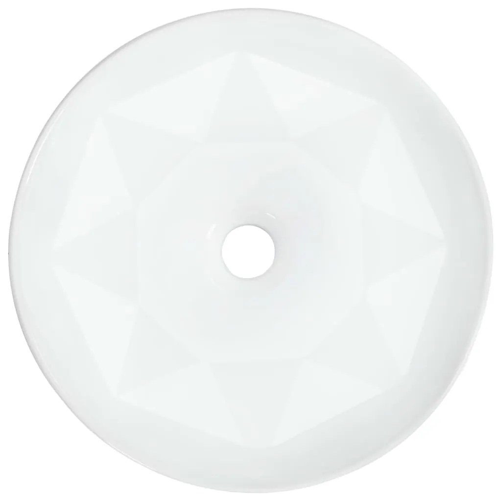 Lavatório 36x14 cm cerâmica branco