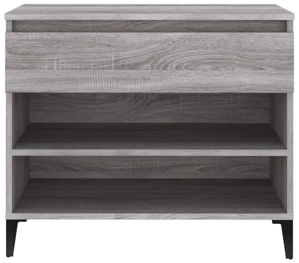 Sapateira 70x36x60 cm derivados de madeira cinzento sonoma