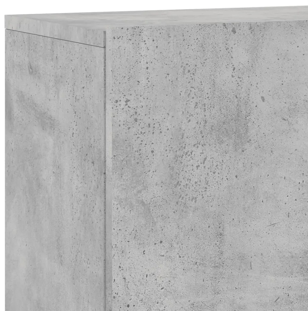 Móvel de parede para TV 100x30x41 cm cinzento cimento