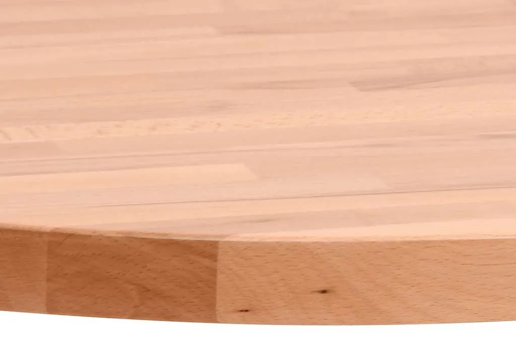 Tampo de mesa redondo Ø90x4 cm madeira de faia maciça
