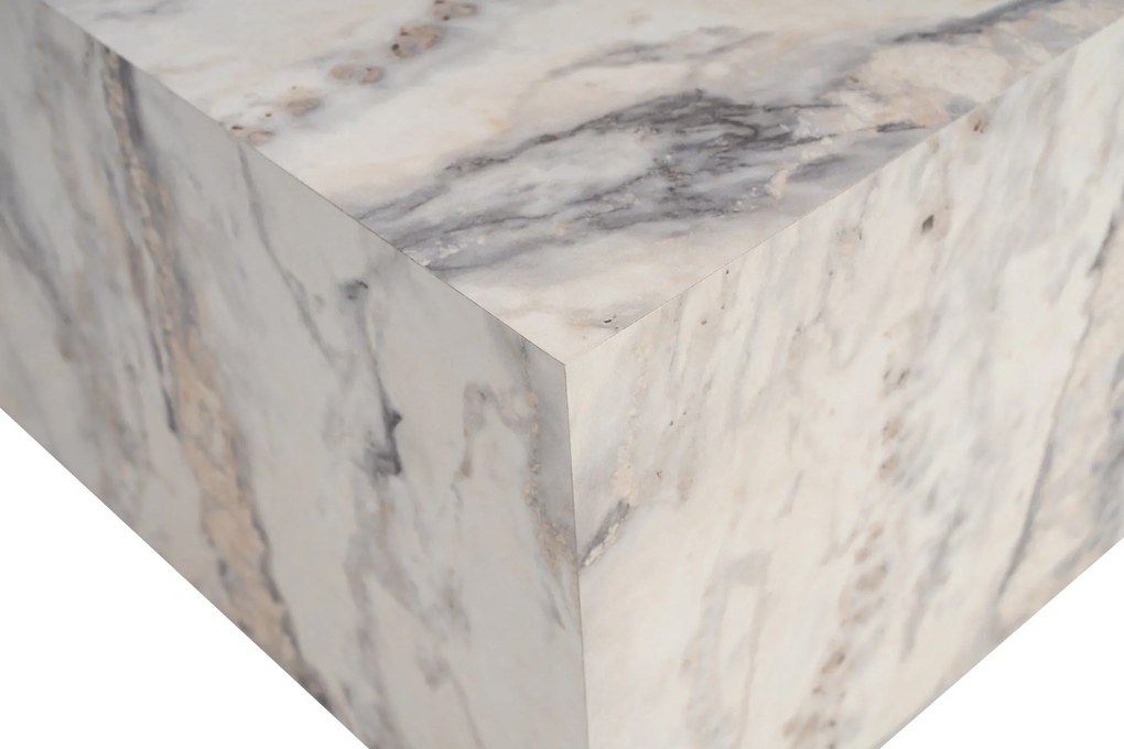 Mesa de Centro Prizma – Mármore Freesia – 90x35x90 cm