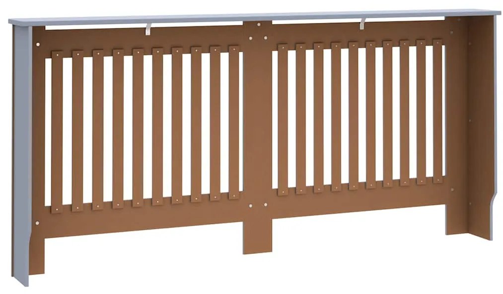 Cobertura de radiador 172x19x81,5 cm MDF antracite