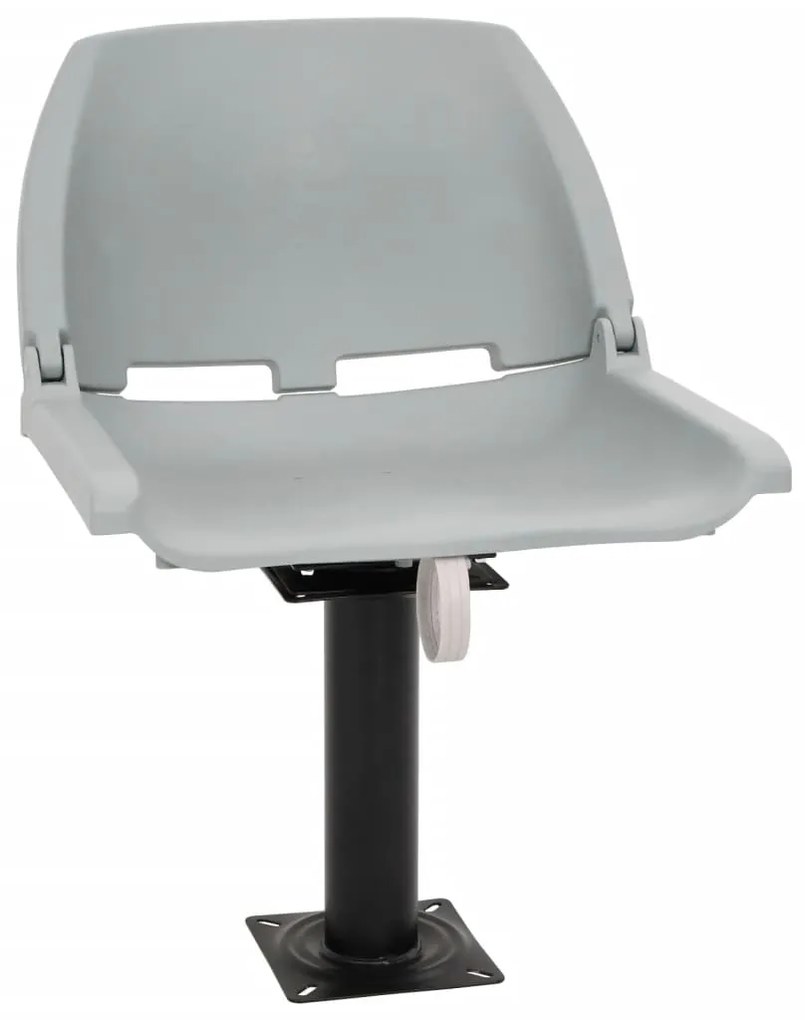 vidaXL Assento de barco com pedestal rotativo a 360°