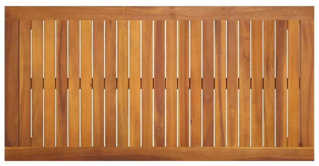 3 pcs conjunto de jantar p/ jardim c/ almofadões acácia maciça