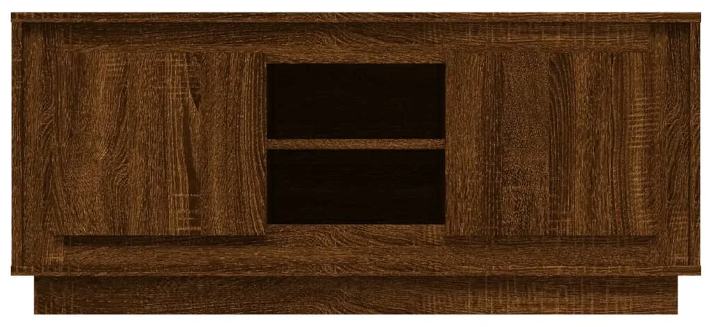 Móvel TV 102x35x45 cm madeira processada cor carvalho castanho