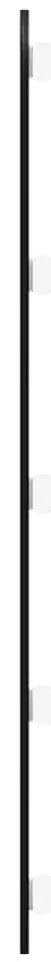 Espelho de parede oval com luzes LED 45x100 cm vidro