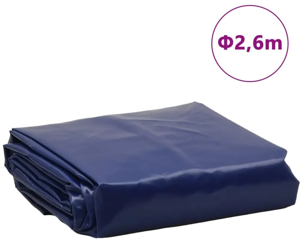 Lona Ø 2,6 m 650 g/m² azul