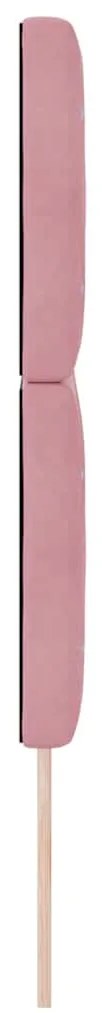 Cabeceira LED Rosa 80 cm Veludo