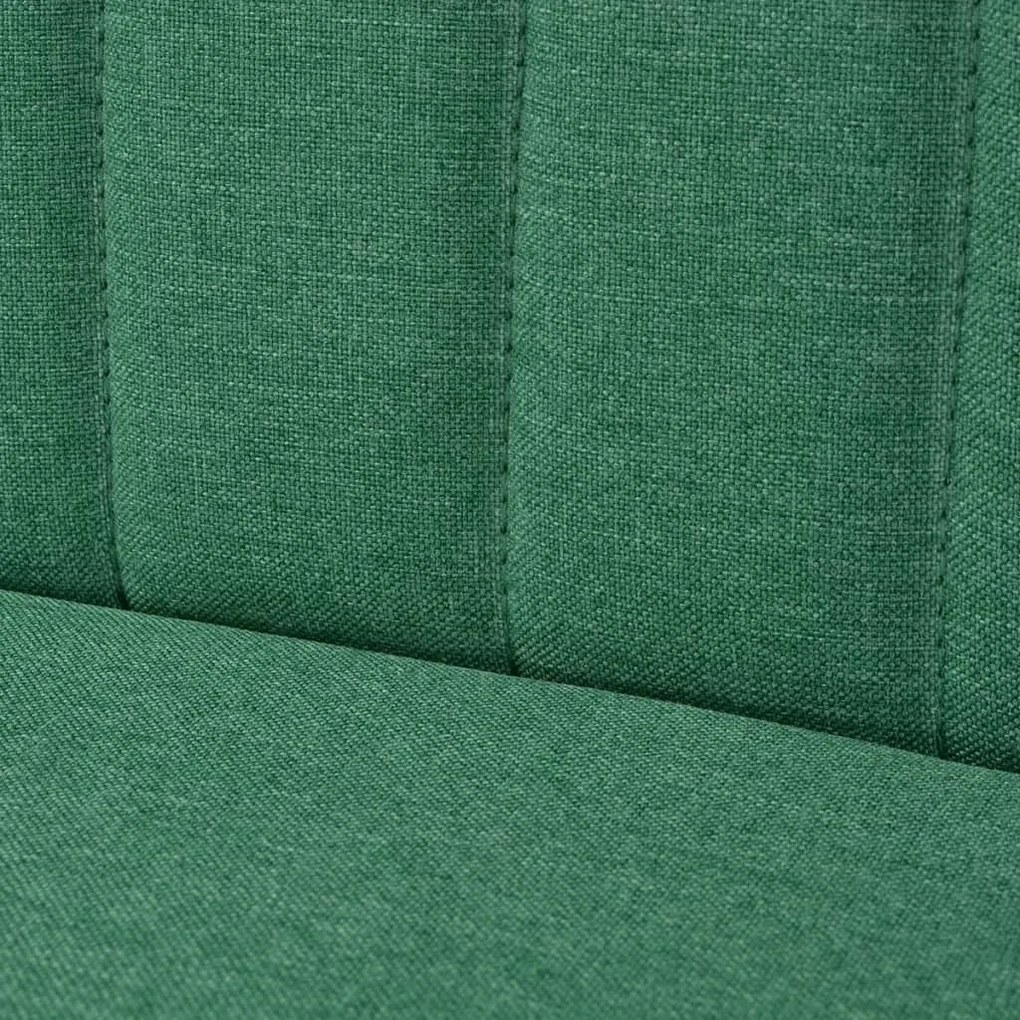 Sofá de tecido 117x55,5x77 cm verde