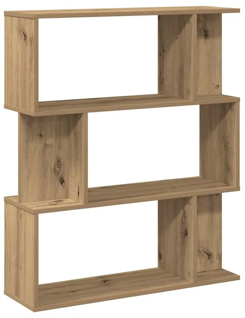 Estante 80x24x96 cm derivados de madeira carvalho artisiano