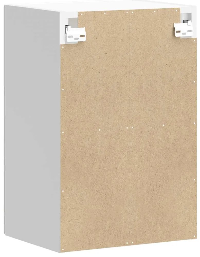 Armário de parede de cozinha porta vidro Lucca branco