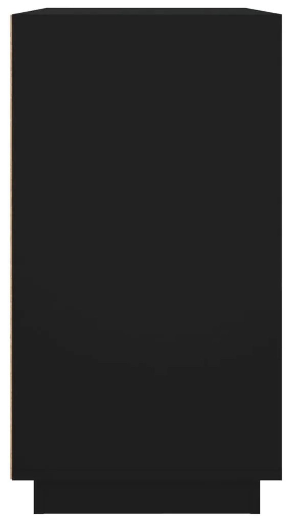 Aparador 80x34x75 cm derivados de madeira preto