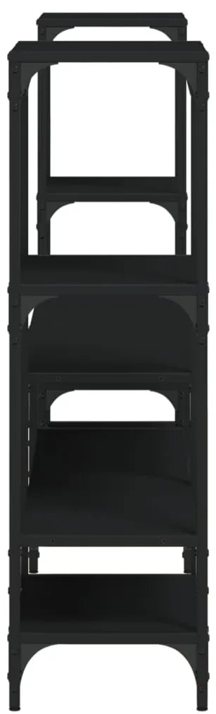 Armário de TV 206,5x28,5x95 cm derivados de madeira preto