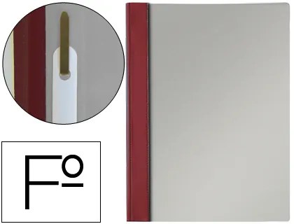 Bolsa Dossier Esselte com Fastener em Pvc Fólio Bordeaux