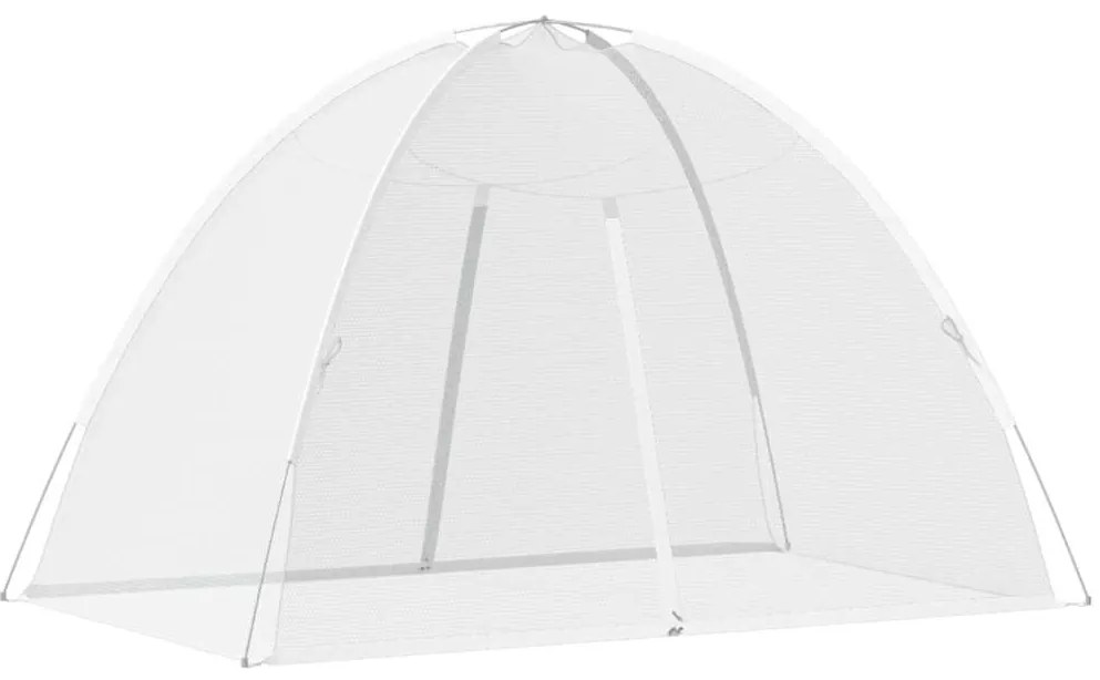Rede mosquiteira com portas malha 220 200x120x130 cm branco