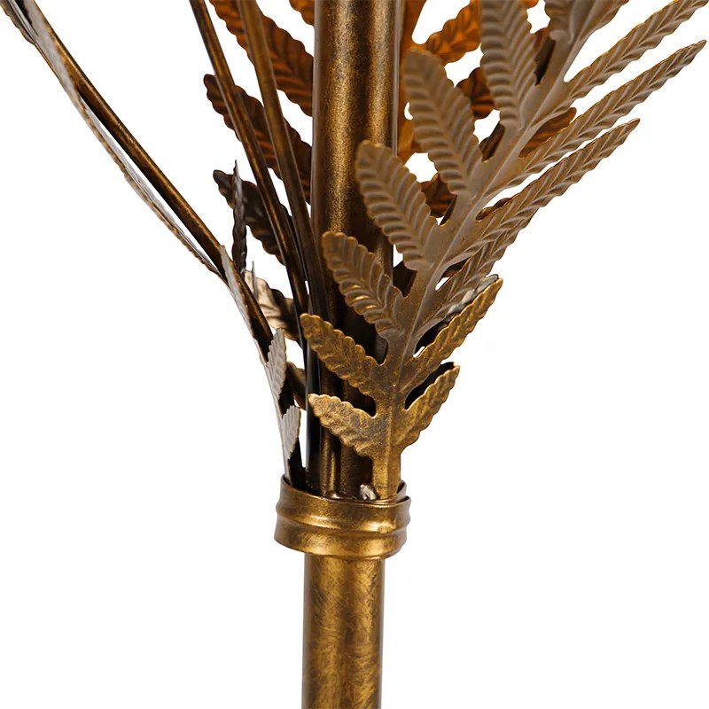 Candeeiro de pé vintage dourado 70 cm - Botanica Rústico