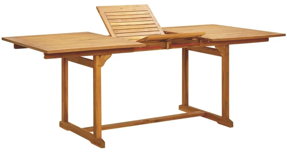 7pcs conjunto de jantar p/ jardim vime PE/ madeira maciça bege