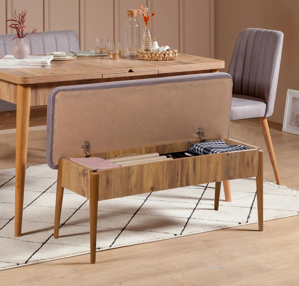 Bench Vina – Atlantic Pine – 110 cm x 48 cm x 40 cm
