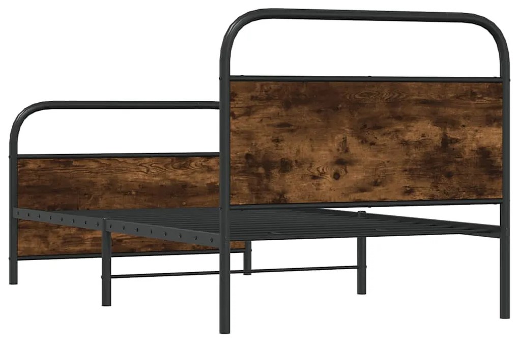 Estrutura cama s/ colchão derivados de madeira carvalho sonoma